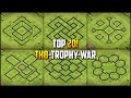 Top 20 best town hall 8 th8 trophywar base layout with copy link 2023  clash of clans