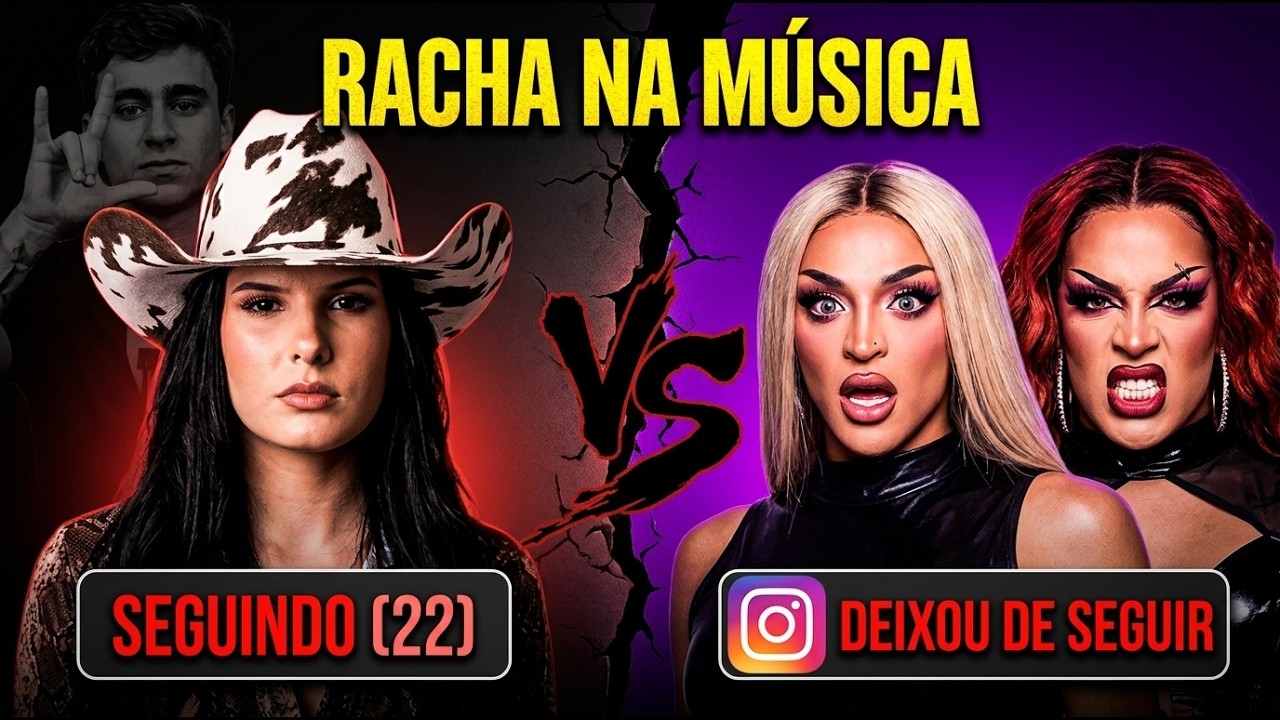 Racha na música: unfollow de Pabllo Vittar e Gloria Groove expõe lado político de Ana Castela