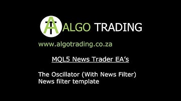 MQL5 Expert Advisor - News filter