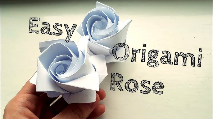 Origami Around 2 — Really easy papercraft rose (Paper rose) It's