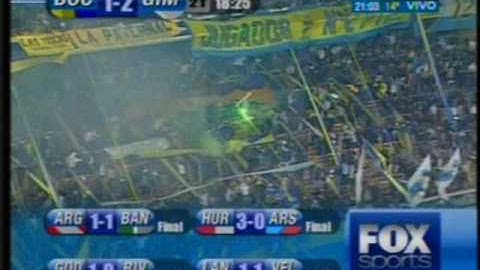 BOCA 1 - 2 GIMNASIA (LP)