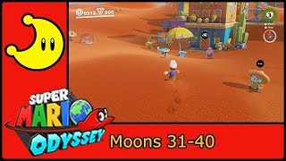 Super Mario Odyssey Power Moon Locations - Sand Kingdom 31-61