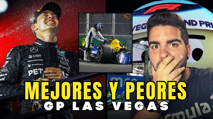 MIS NOTAS DEL GP LAS VEGAS ♠️ I ¿LA MEJOR CARRERA DE RUSSELL?