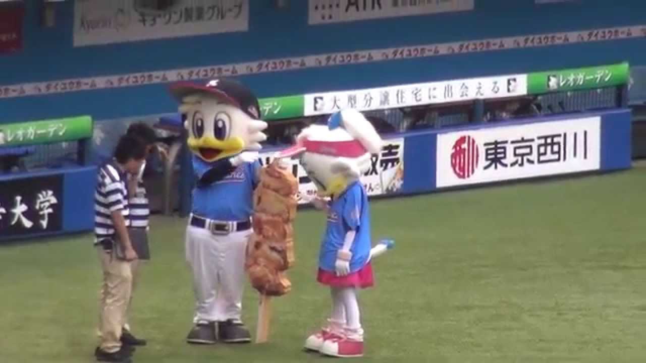 千葉ロッテ ズーちゃんが焼鳥になっちゃった Youtube