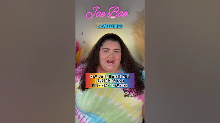 How to navigate the airplane bathroom as a plus size traveler ✈️ #plussize #plussizetravel #shorts