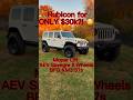 Jeep Wrangler Rubicon UNDER $30k?! #automobile #offroad #aev #rubicon #jeep #jeepwranglerrubicon