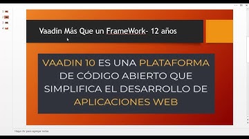 11   Introducción a Vaadin 10 y Vaadin Flow