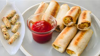 Healthy Breakfast in 5 minutes for everyone | Easy bread roll #asmr #recipe #cooking #breakfast