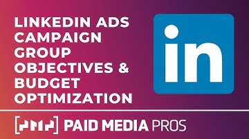 LinkedIn Campaign Group Objectives and Budget Optimization