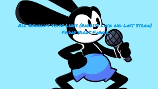 All  Oswald Voice lines  FNF -Rabbits Luck and Last straw- (MOST POPULAR VIDEO)