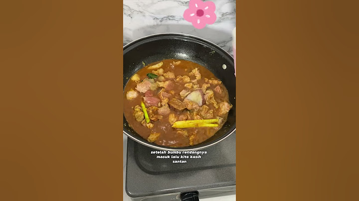Masak Rendang Bumbu Instan Racik Indofood ‼️