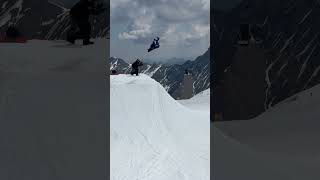 Torgeir Bergrem pokes a FSA over the hip at Nitro Good Times Camp