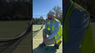 Tennis court safety inspection