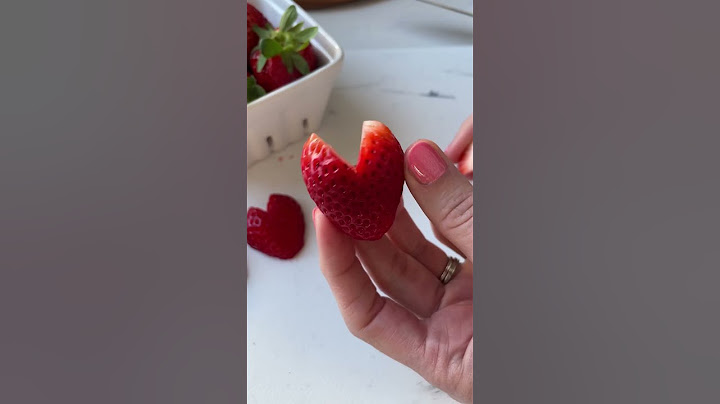 How to Make a Strawberry Heart | Eating Bird Food