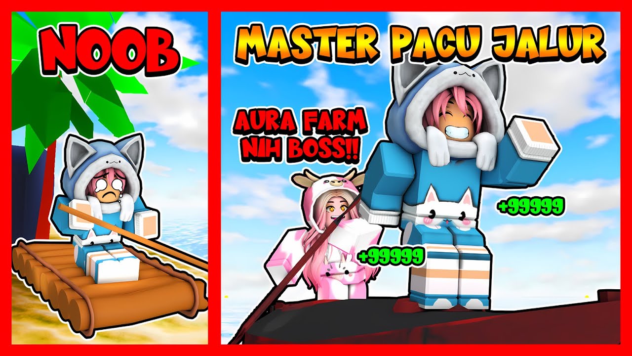 DIKATAIN NOOB MEMBUAT ATUN NGAMUK DAN MENJADI YANG TERCEPAT DI KAYAK RACING!! ROBLOX