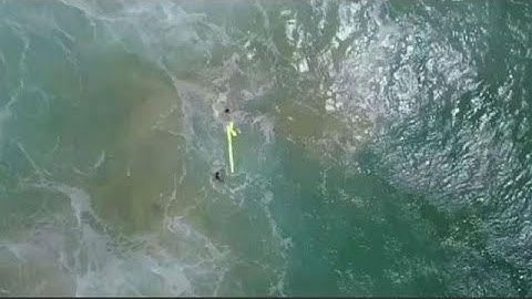 First drone rescue at sea