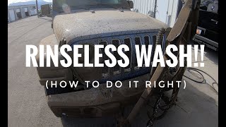 Rinseless wash step by step on DIRTY vehicle?! Yes, it can be done!!