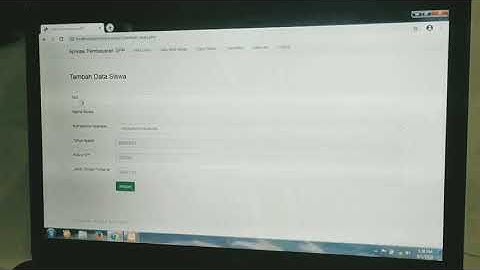 Aplikasi pembayaran SPP berbasis WEB