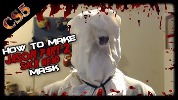 (DIY) How to Make a Part 2 Jason Mask (Sack Head Jason) Step by Step Tutorial how to make this mask