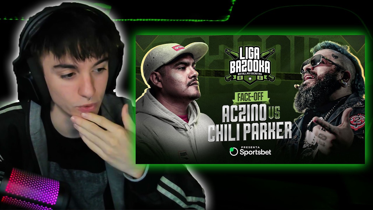 REACCIONO A CHILI PARKER VS ACZINO (no sé nada de batallas de rap)