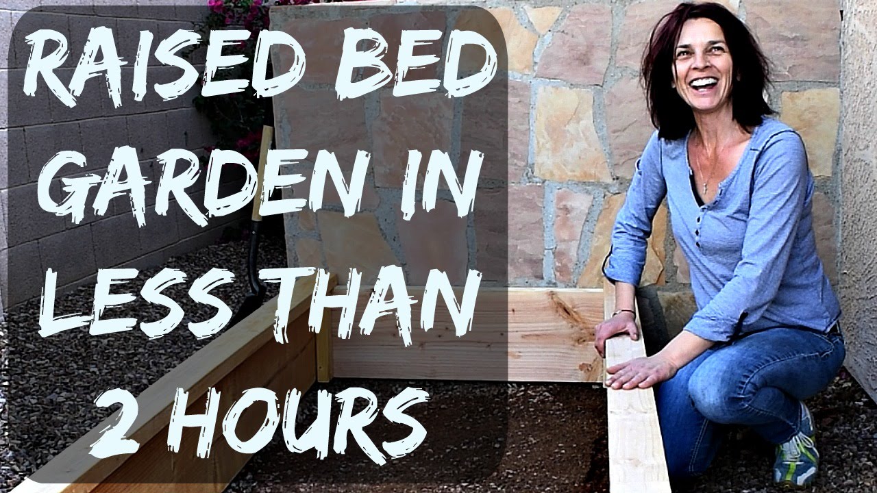 How to Build a Raised Garden Bed with Wood - Easy and Cheap to Make