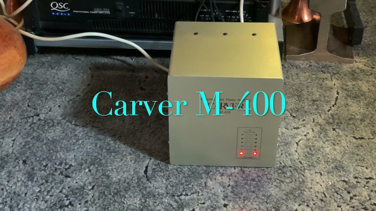 Watch QSC RMX850 and Carver M-400 Comparison - Take 5 on YouTube Watch QSC RMX850 and Carver M-400 Comparison - Take 5 on YouTube
