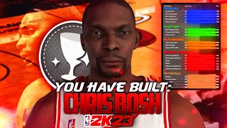 NBA 2K23 *PRIME* CHRIS BOSH BUILD | IMPOSING GLASS-CLEANING STRETCH FOUR PF BUILD W/ 94 POST CONTROL