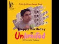 Happy birt.ay ahsan unlimitedmovie narlaproductionhouse vikramvasudevnarlanarlastudio ahsan