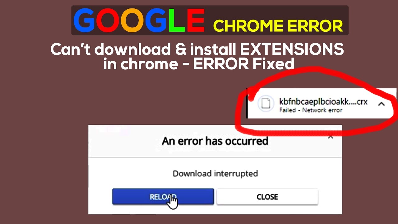 can t download google chrome