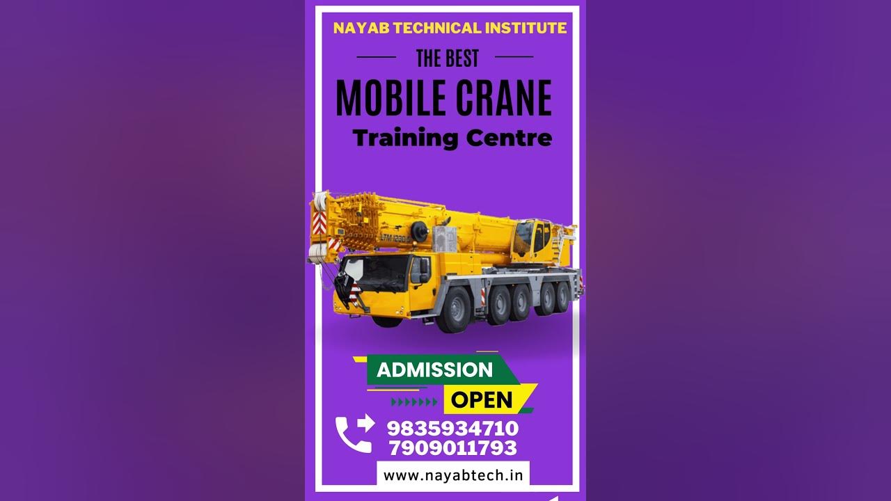 Mobile Crane at work Mobile Crane Training Centre Mobile Crane