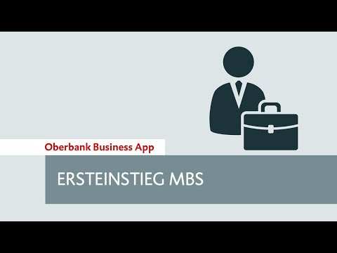 Oberbank Business App - Ersteinstieg MBS