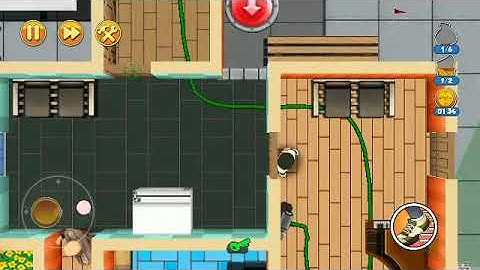 Seagull Bay 4 - Robbery Bob 2 - Complete level without using any tool - 3 Stars