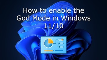 How to enable the God Mode in Windows 11/10