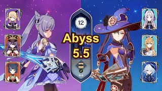 Keqing | Freeze Mona | Spiral Abyss 5.5 | Genshin Impact