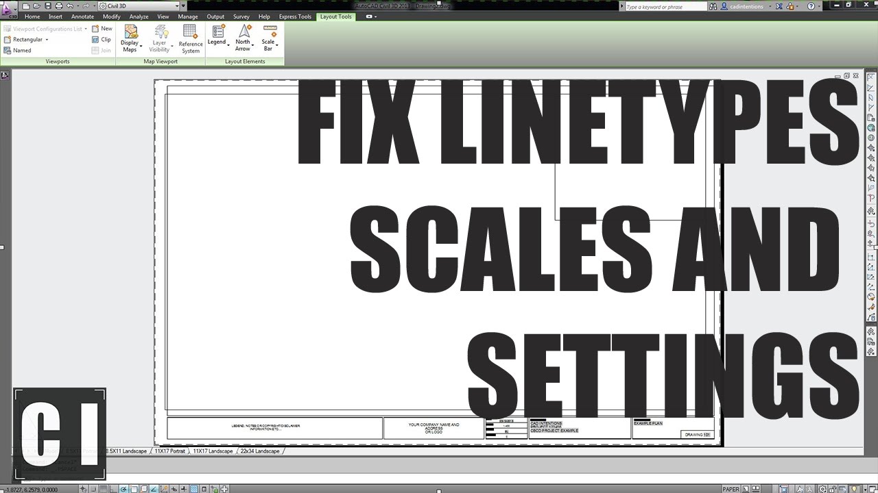 Autocad Ltscale Chart