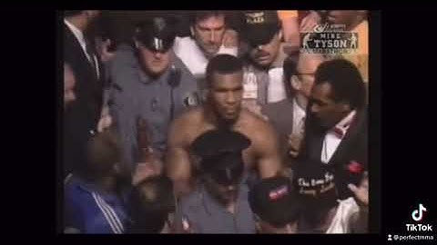 If Mike Tyson was introduced by Bruce Buffer