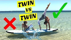 Yoga Challenge on a paddle board | Twin Vs Twin