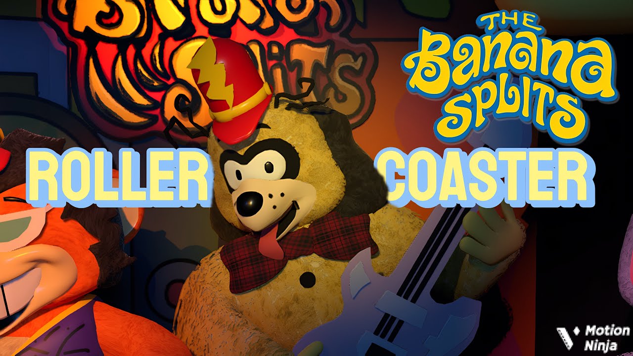 Banana Split Ride The Banana Splits PTP “Roller Coaster” Show - YouTube