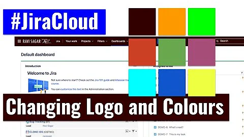Jira Cloud - Changing logo and colours