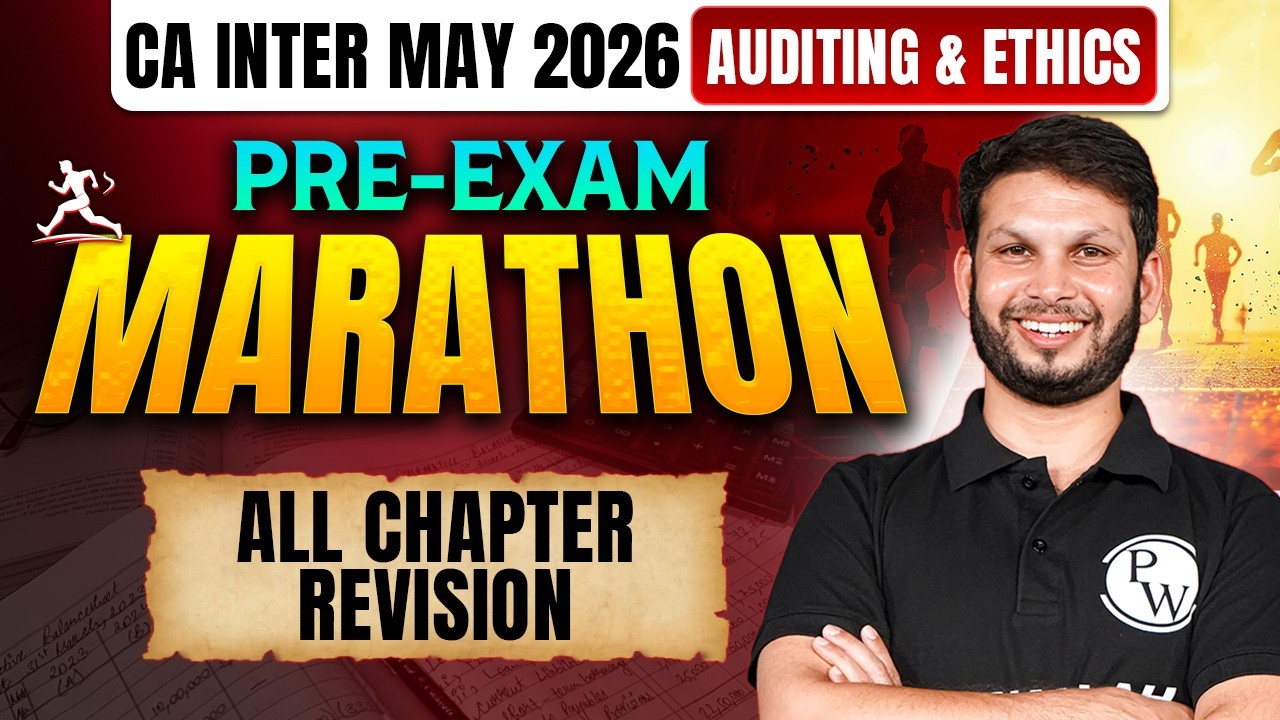 CA Inter Auditing And Ethics Marathon | All Chapter Revision | Audit ...