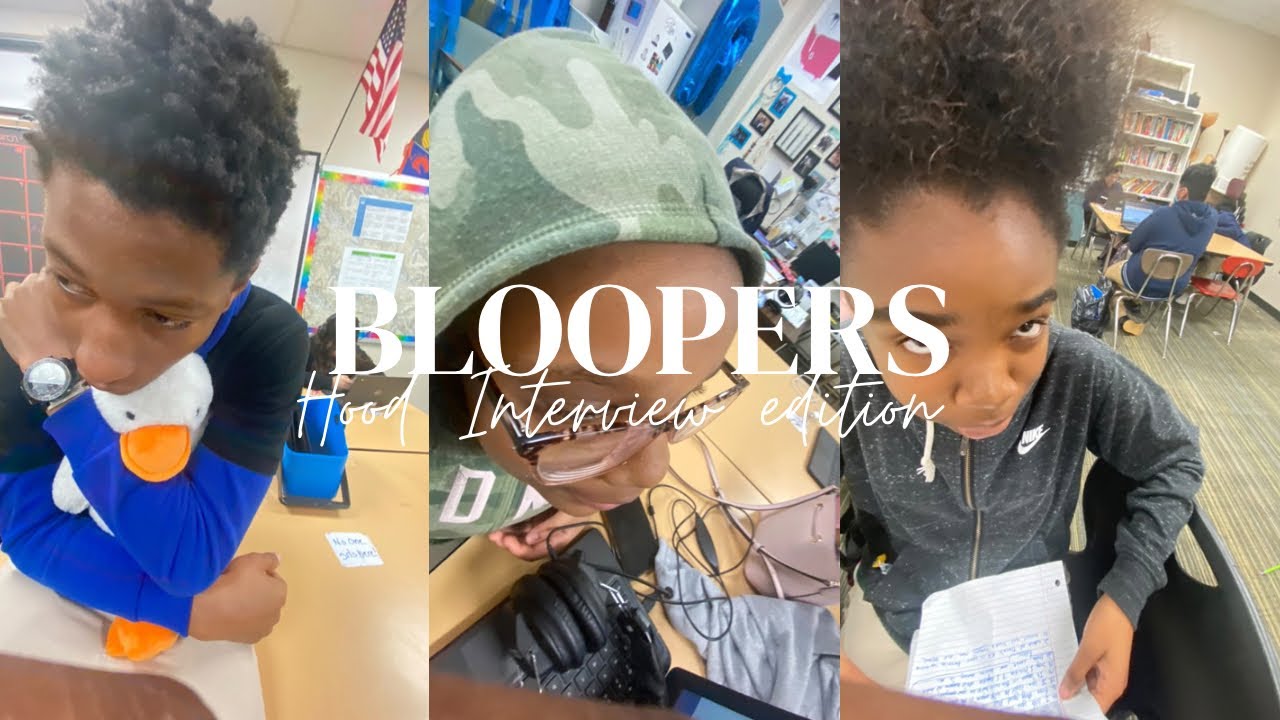 Bloopers | Hood interview bloopers - YouTube