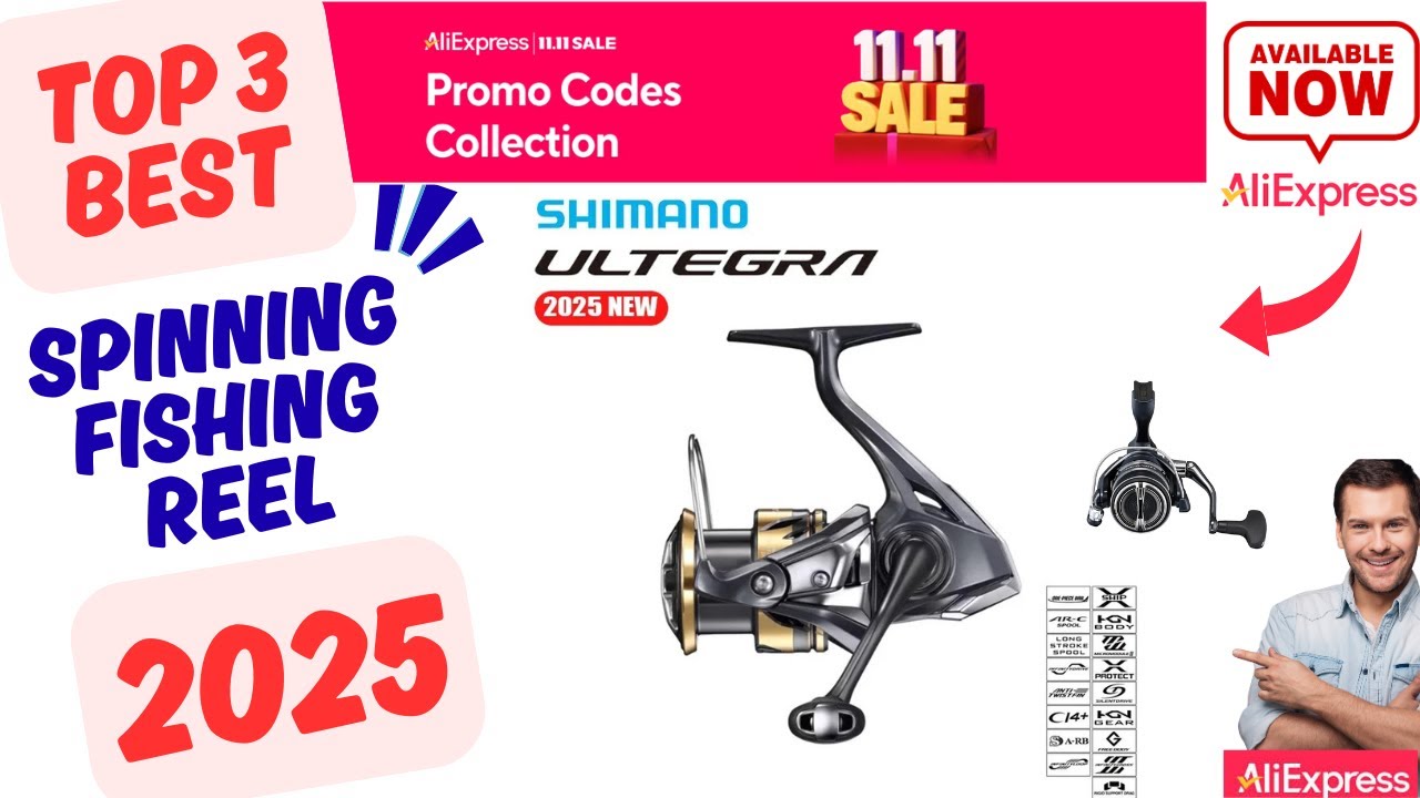 Top 3 Best Spinning Fishing Reel of 2025 On AliExpress - YouTube