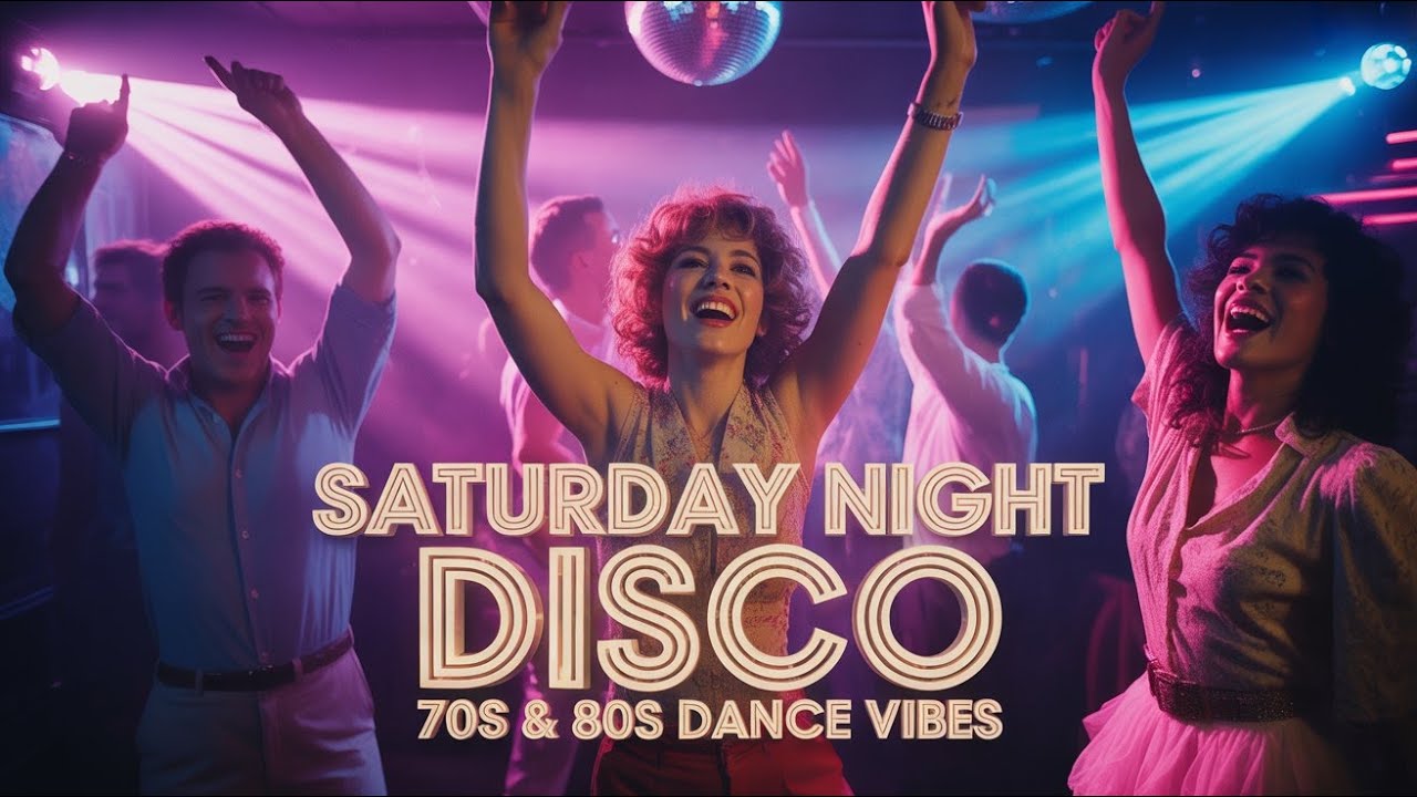 Субботняя дискотека в стиле 70-х и 80-х 🪩 Непрерывная танцевальная вечеринка