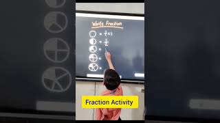 Fraction Activity #maths #learningtricks #learningtips #mathslearning #education #learntricks