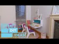 How to Make a Work and Play Station for Kids That Doubles as Toy Storage | DIY | Great Home Ideas