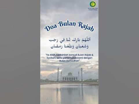 doa bulan rajab YouTube