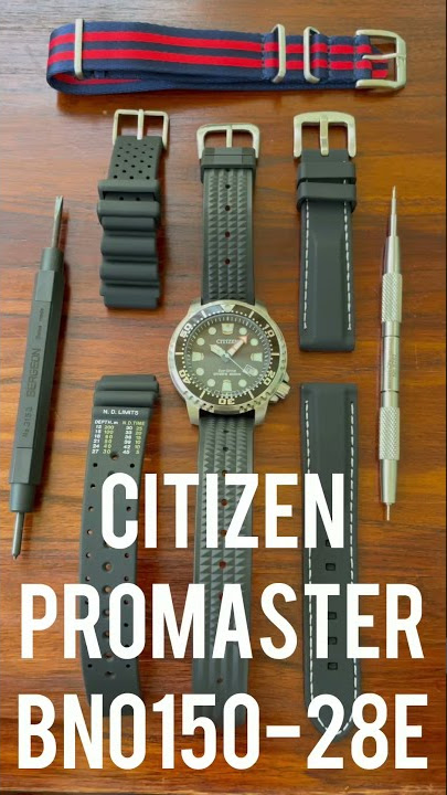 Citizen Promaster - Strap Fashion Show #shorts #citizen #promaster