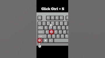 Keyboard shortcut | Save command (Ctrl + S)