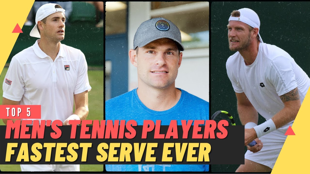 Top 5 FASTEST SERVE Ever Men's TENNIS Andy Roddick, Djokovic