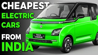 20 CHEAPEST Electric Cars You Can Buy in INDIA (range & price)
